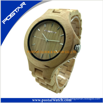 Newest Design Custom Wholesale Pure Wood Watch Wooden Watches 2016